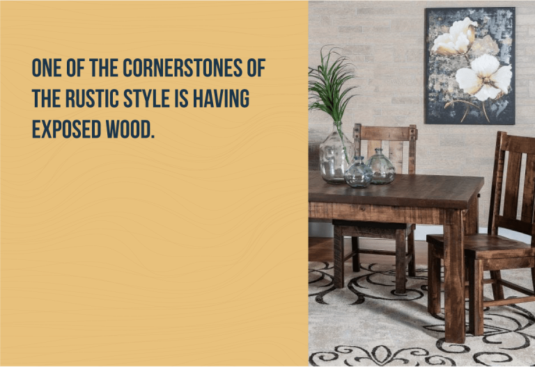 How To Style & Design With Rustic Furniture - The Amish Craftsman