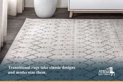 transitional rugs modernize classic designs