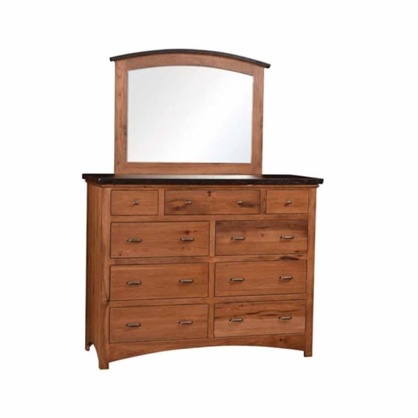 J10-L1 Dresser with Arched Mirror