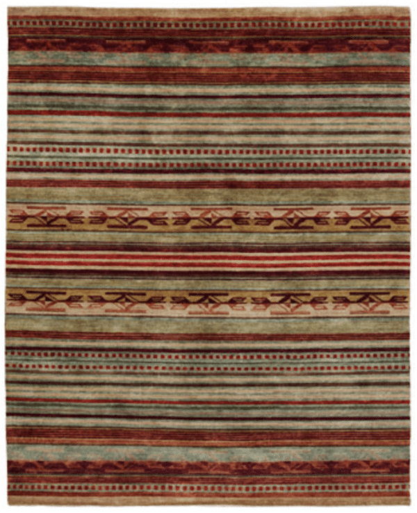 4' x 6' Hand-Knotted Wool Area Rug  [50% Off]