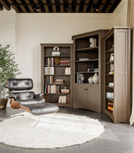 Aspen-ACOB-80-Corner Unit-Room Setting-Brown Maple-FC-11434-Driftwood