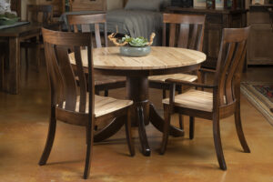 Pedestal Table + Yakima Chairs