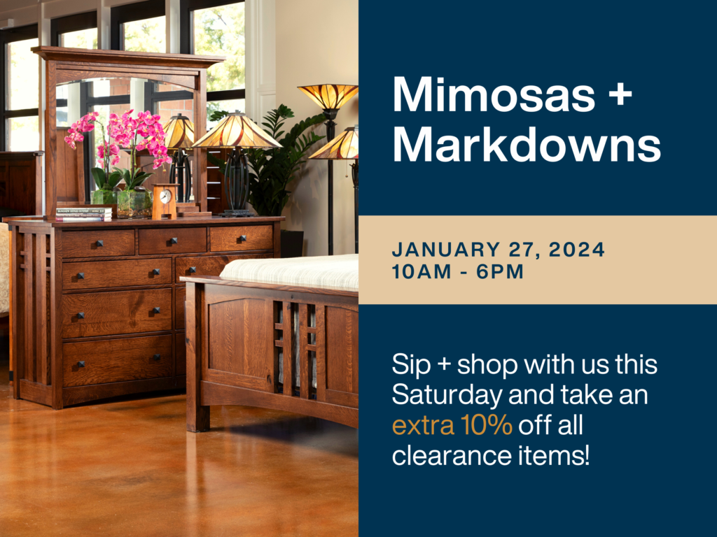 Mimosas + Markdowns • 01.27.2024