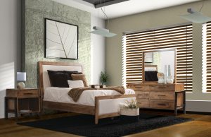 Interior fashionable living-room 3D rendering