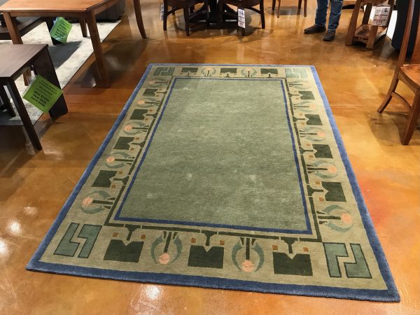 6' x 9' Hand-Knotted Wool Area Rug  [65% Off]