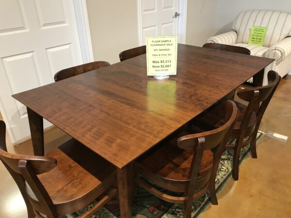 Washington Dining Table + Hayes Dining Chairs [50% Off]