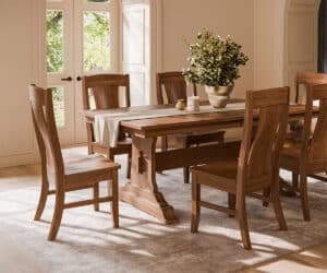 Trestle Table and Chairs