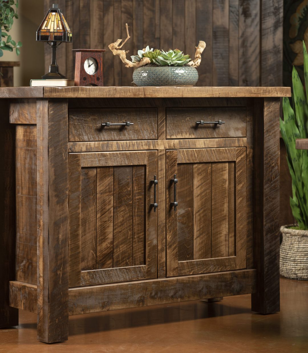 Rustic Barnwood Server