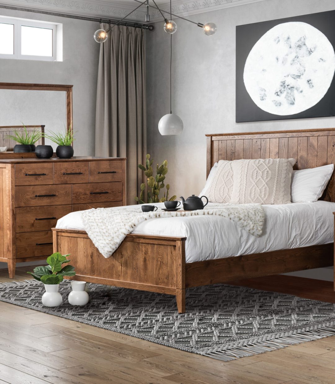 3D rendering of large bedroom. Computer generated image of a luxurious and elegant bedroom interiors from an old turn of the century apartment.