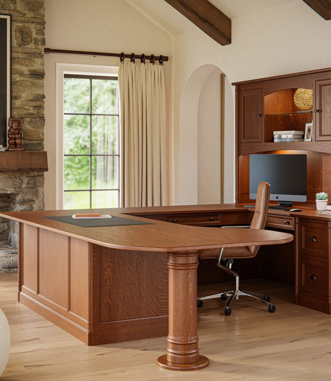 Covington-U Shaped-Desk-Room Setting