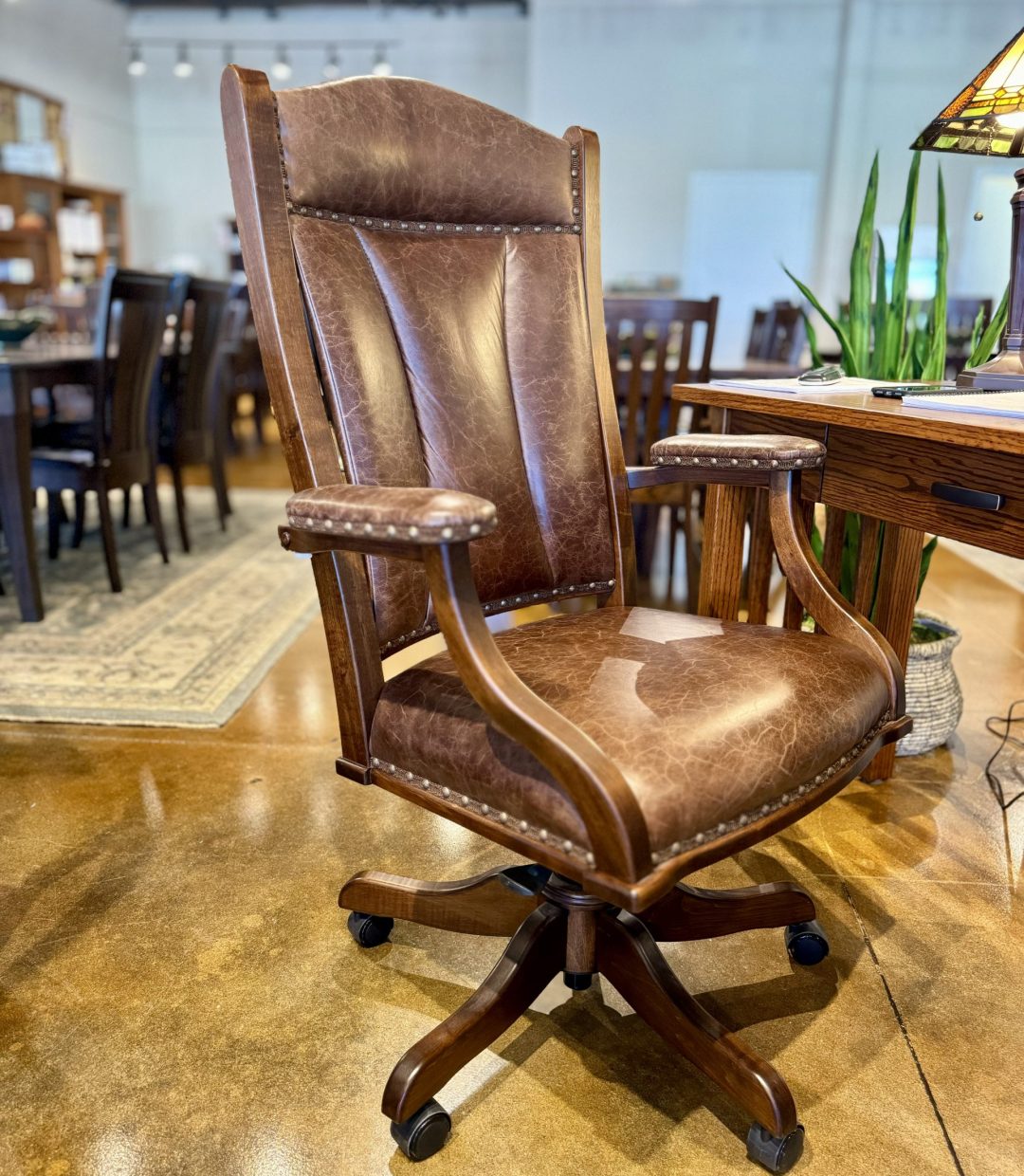 Leather Desk Chair