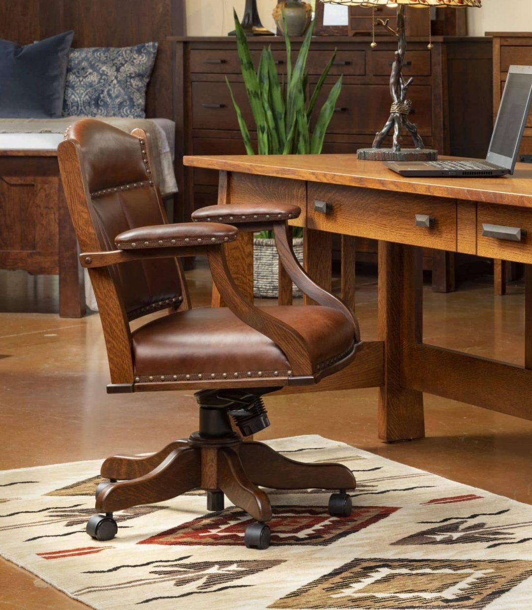 Leather Desk Chair