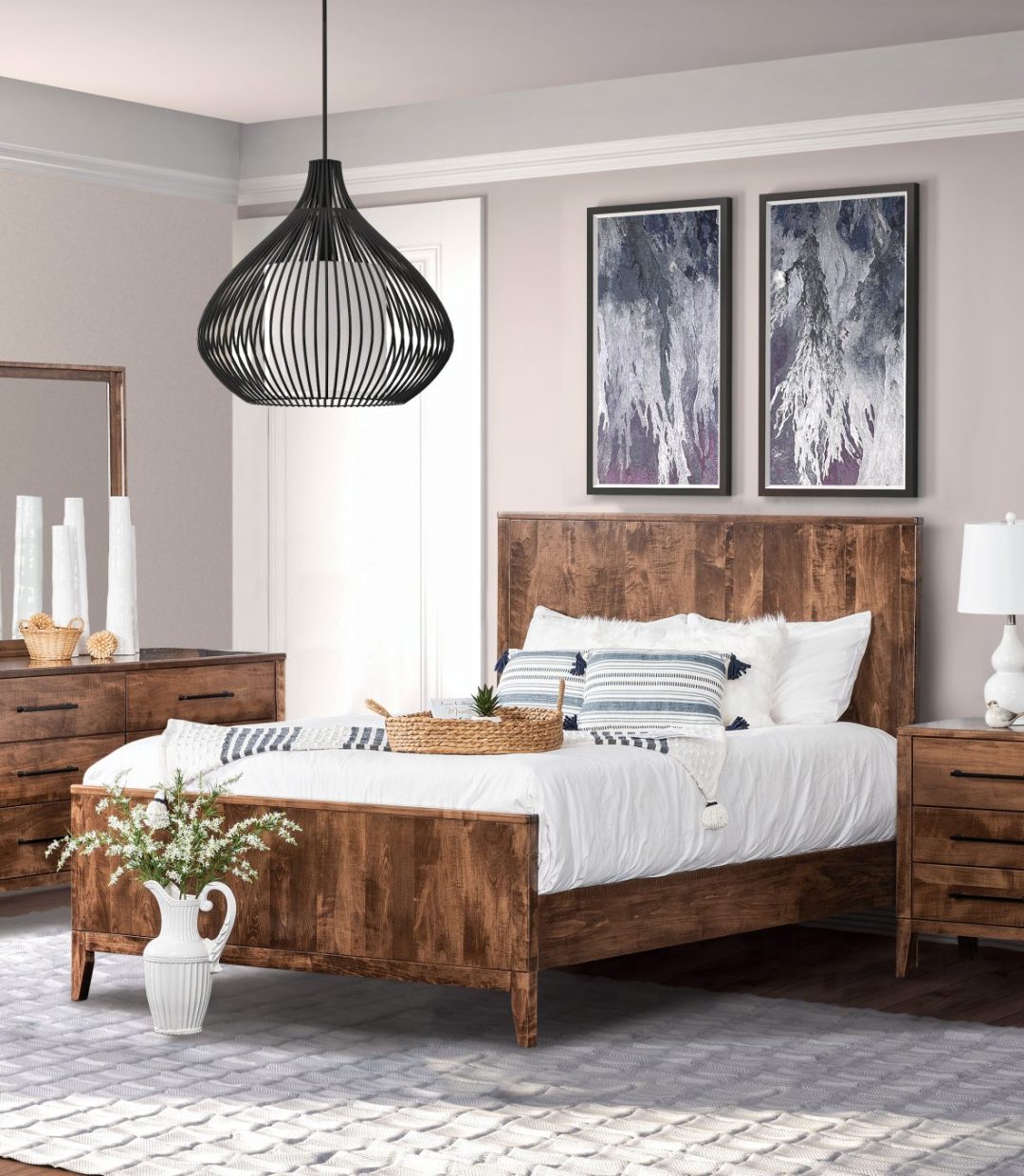 Bedroom interior. 3d illustration